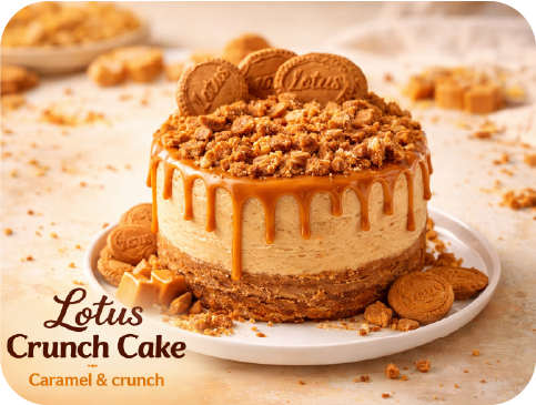 Lotus Crunch Cake