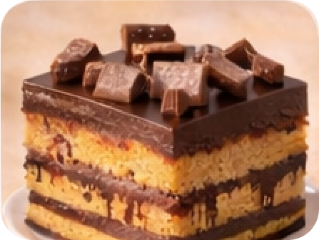 Chocolate Ganache Square