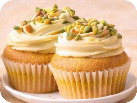 Pistachio Cream Cupcakes